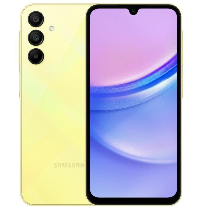 Samsung Galaxy A15 Phone, 128GB, 4GB RAM, 6.5-inch,Yellow
