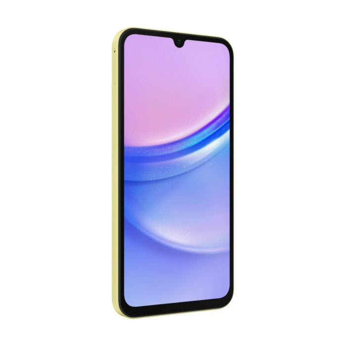 Samsung Galaxy A15 4G Phone, 6.5-Inches, 6GB RAM, 128GB,Yellow