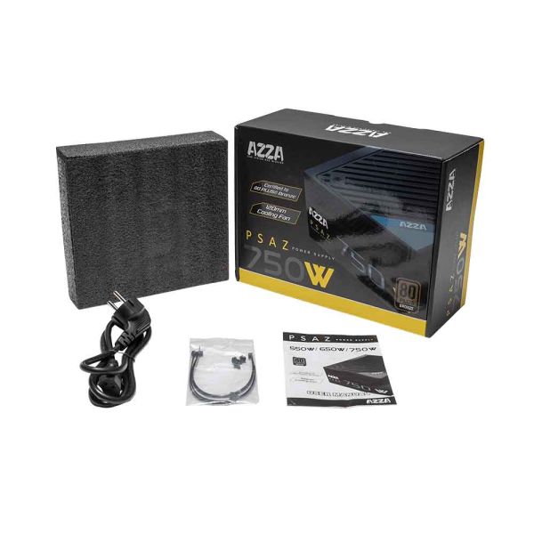 Azza PSAZ - 750W Desktop Power Supply Unit - Black
