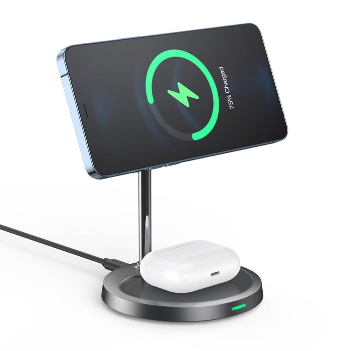 Choetech 2 in 1 Magleap Charger + 20W Charger - Grey&Silver