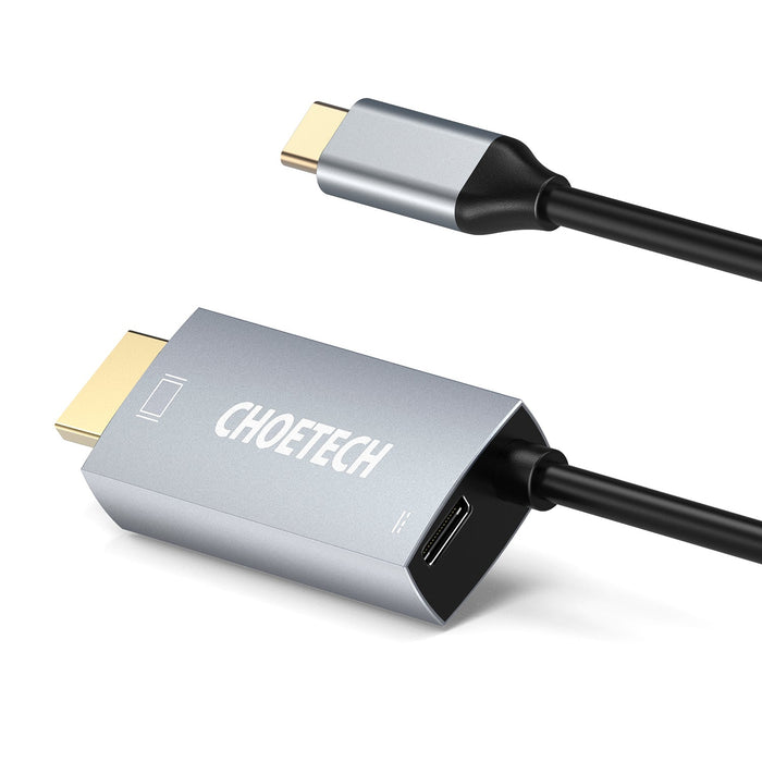 CHOETECH USB-C to HDMI Cable with PD Charging