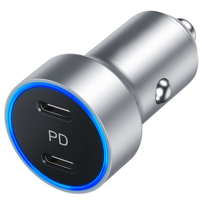 CHOETECH 40W 2-Port PD20W Fast Car Charger for iPhone 12/12 Pro Max/12 mini