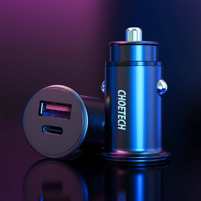 Choetech Super Mini PD3.0 30w Fast Car Charger