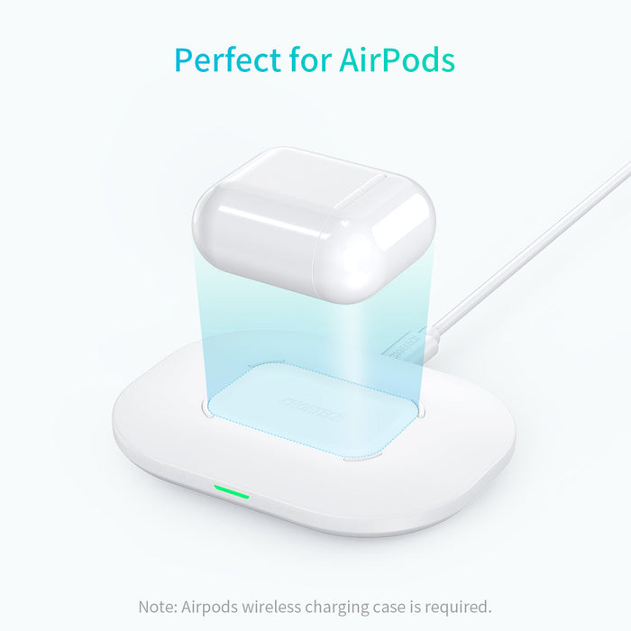 Choetech 15W Wireless Charger - White