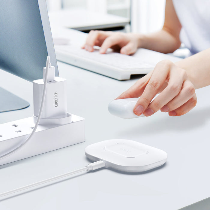 Choetech 15W Wireless Charger - White