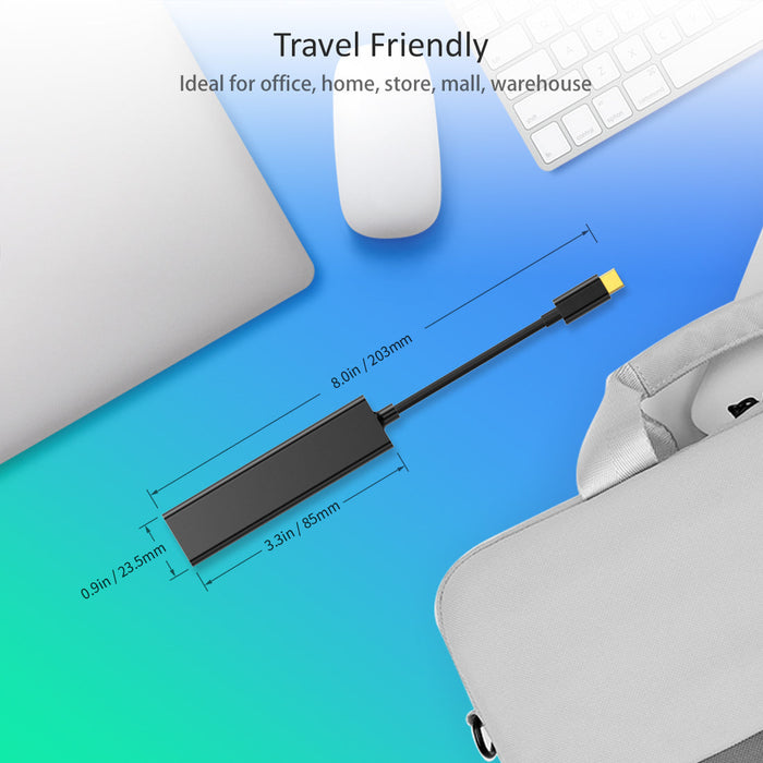 Choetech Hub USB-C to 3 USB3.0 + RJ