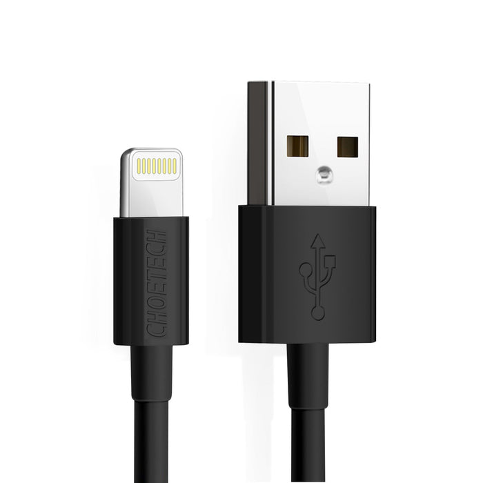 Choetech 1.2m MFI usb to lightening cable (black)