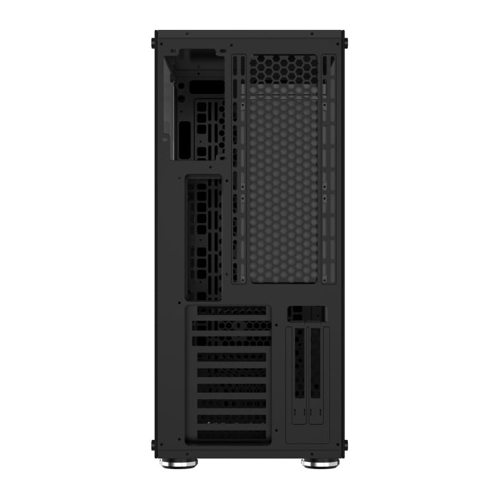 Xigmatek OVERTAKE 3-Side Tempered Glass Panel Case with 6 Rainbow RGB Fans
