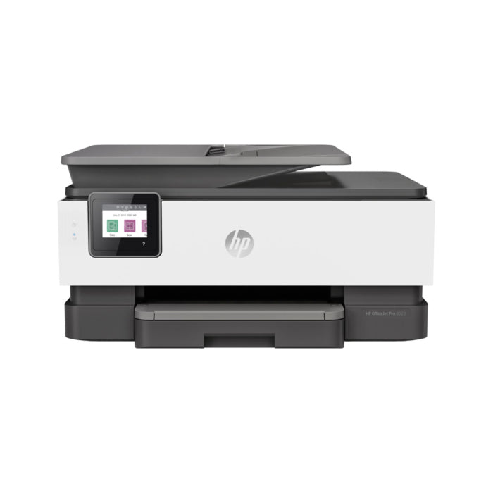 HP OfficeJet Pro 8023 A4 Printer, ADF + Flatbed Scanner, Copier & Fax With Duplex Printing - LAN & WiFi