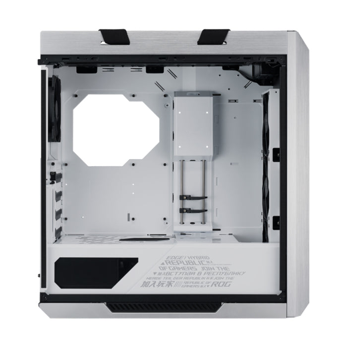 Asus Rog Strix Helios Mid-Tower 3-Side Tempered Glass Panel Case with Dynamic RGB Lighting Front Panel - White