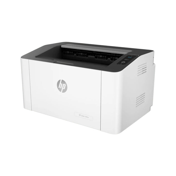HP Mono LaserJet 107w A4 Printer, Flatbed Scanner With Duplex Printing - WiFi