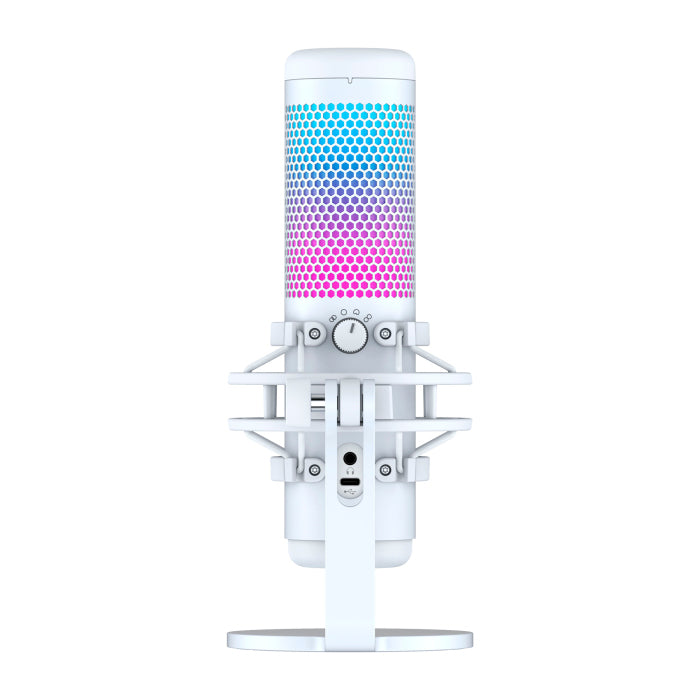 HyperX QuadCast S RGB USB Condenser Microphone - White
