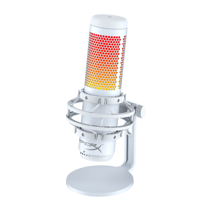 HyperX QuadCast S RGB USB Condenser Microphone - White