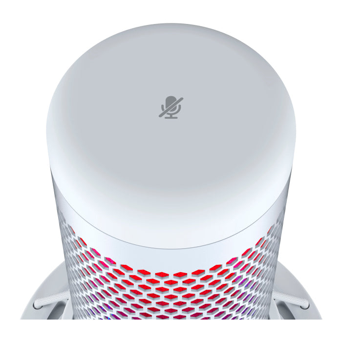 HyperX QuadCast S RGB USB Condenser Microphone - White