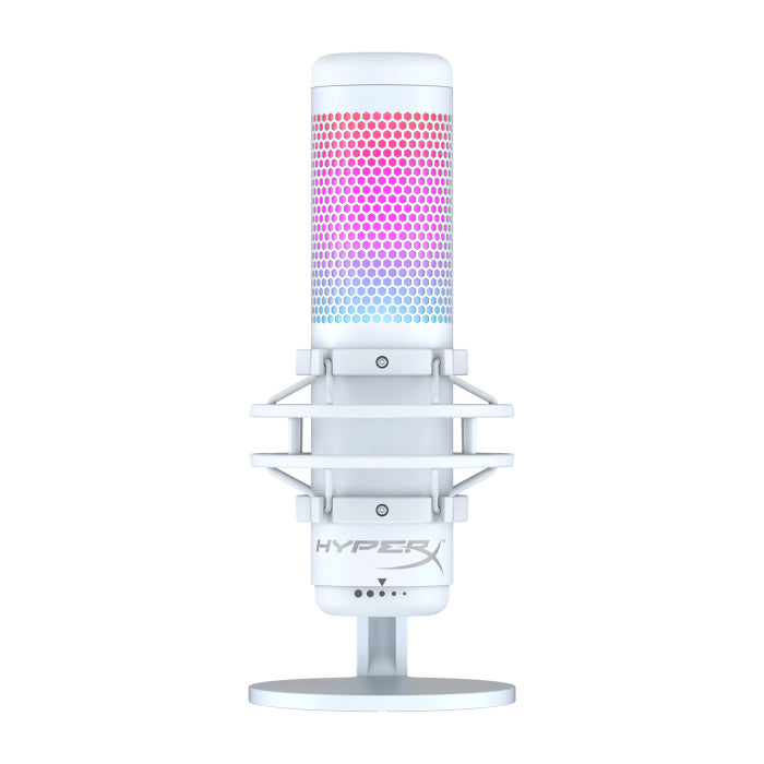 HyperX QuadCast S RGB USB Condenser Microphone - White