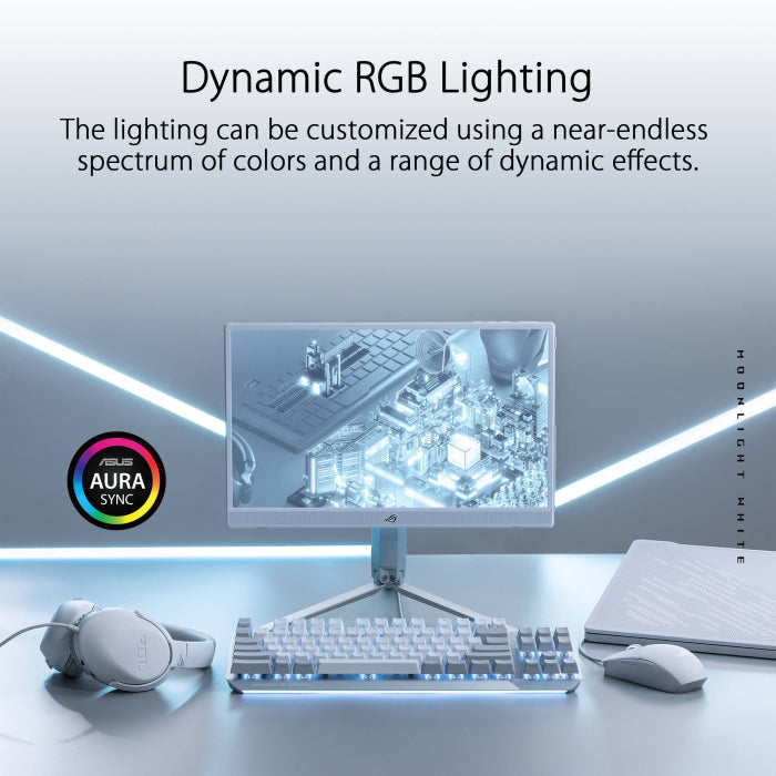 Asus P516 Rog Strix Impact II Moonlight White Optical Wired Gaming Mouse