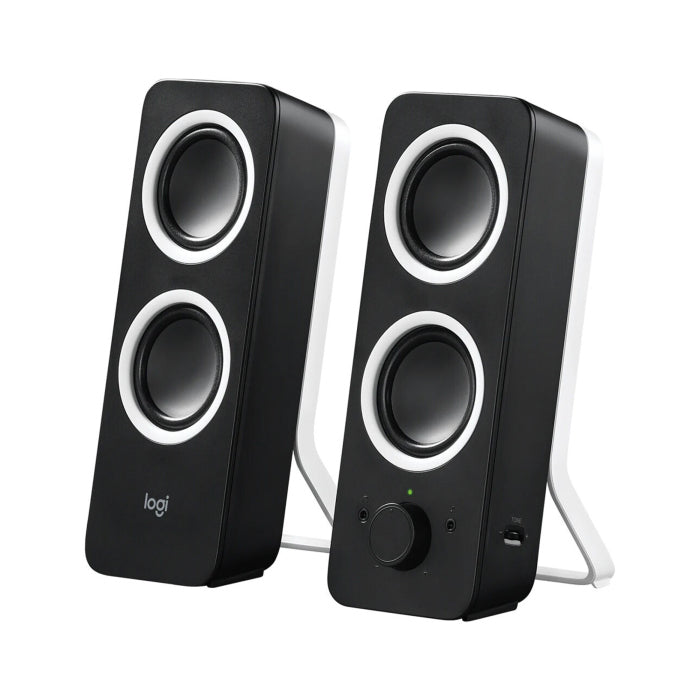 Logitech Z200 Multimedia Speakers with Stereo Sound - Midnight Black