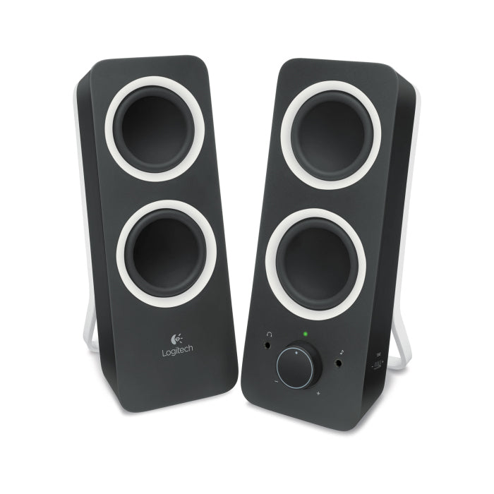 Logitech Z200 Multimedia Speakers with Stereo Sound - Midnight Black