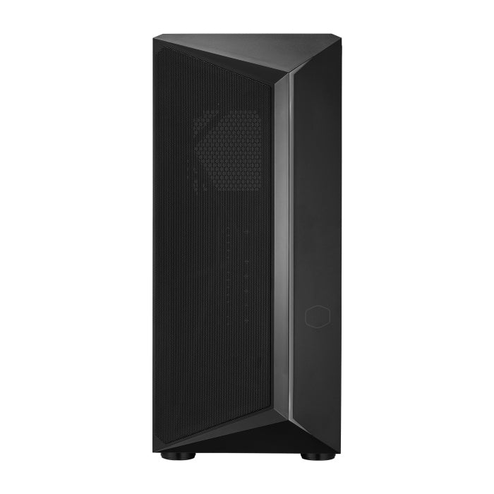 CoolerMaster CMP 510 Mid Tower Steel Plastic Tempered Glass Panel Case with 3 ARGB Fans - Black