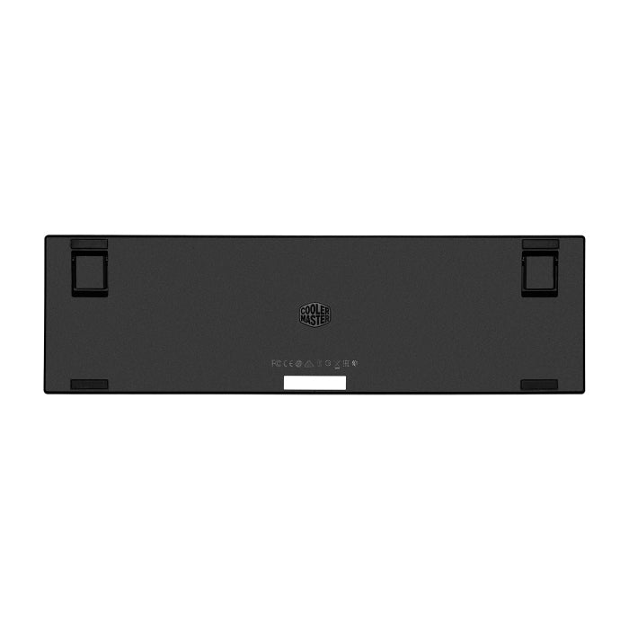 Cooler Master SK653 Full Sized Wireless/Bluetooth RGB Mechanical Keyboard With Low Profile Clicky Blue Switch - White