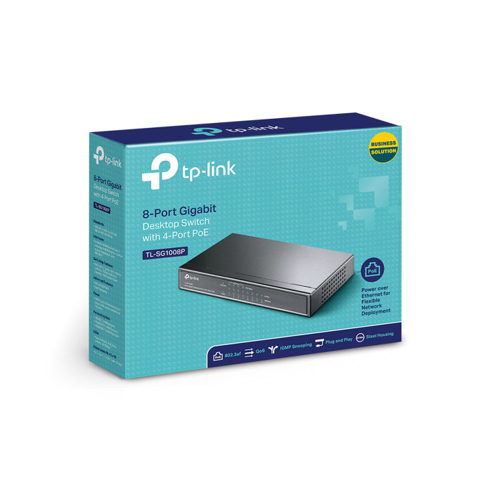 TP-Link 8-Port Gigabit Desktop Switch with 4-Port PoE+
