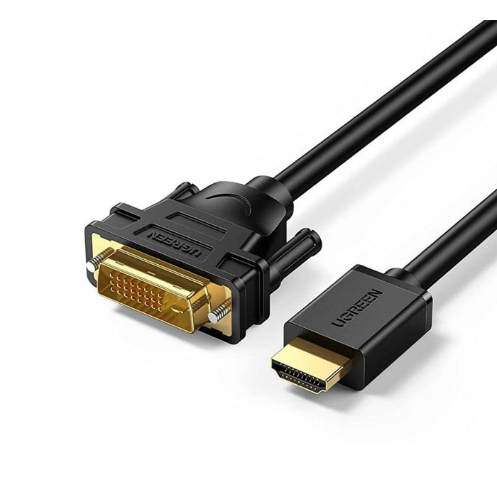 UGreen HDMI to DVI (24+1) Male to Male Cable 10m - Black