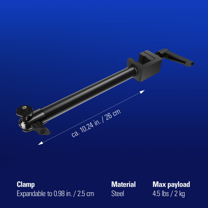 Elgato Solid Arm Master Mount For Easy Mounting and Adjusting of Lights Cameras & Microphones