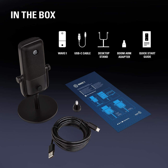 Elgato Wave:1 Premium Microphone & Digital Mixing Solution