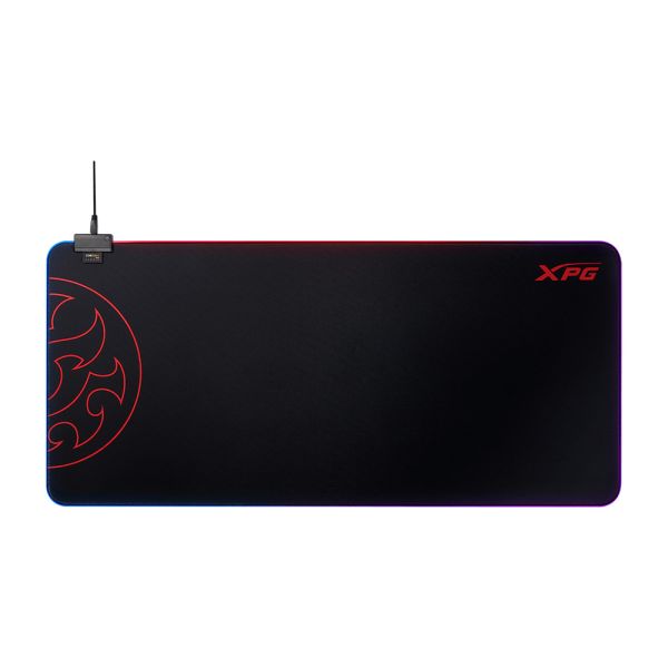 XPG Battleground XL Prime RGB Lighting Extra Large Gaming Mouse Pad - Black