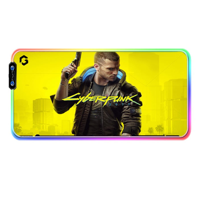GAMEON LED Luminous Gaming Mousepad With RGB Lighting (900x400x3mm) - Cyberpunk 2077 Edition