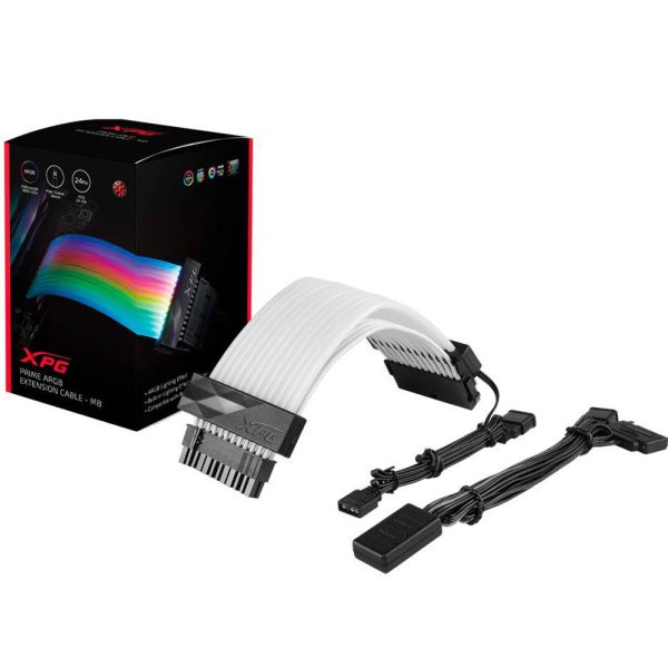 XPG Prime ARGB Motherboard Extension Cable - White