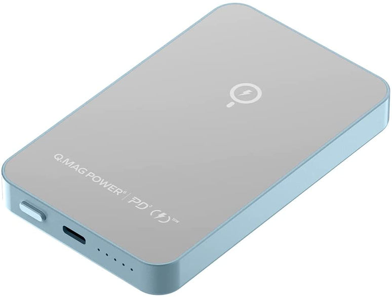 Momax Q.MAG Power 6 Magnetic Wireless Battery 5000mAh (Blue) IP106B