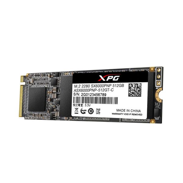 XPG 512GB SX6000 Lite PCIe Gen3x4 M.2 2280 Solid State Drive - SSD