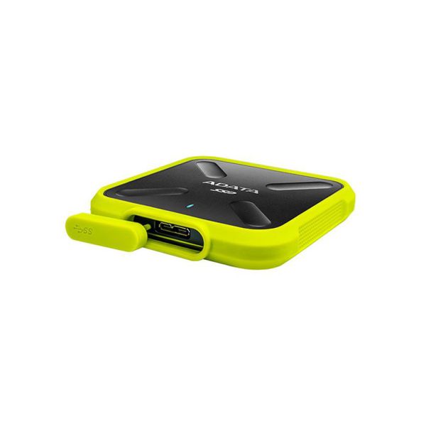 ADATA SD700 3D NAND 512GB SSD Portable External Solid State Drive - Yellow