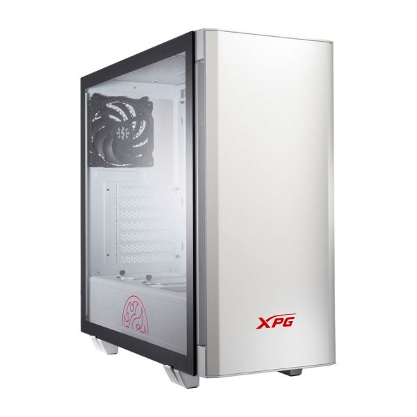 XPG INVADER Mid-Tower Gaming Chassis PC Case - White