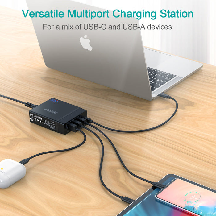 Choetech 3A+1C 72W Output ports wall charger