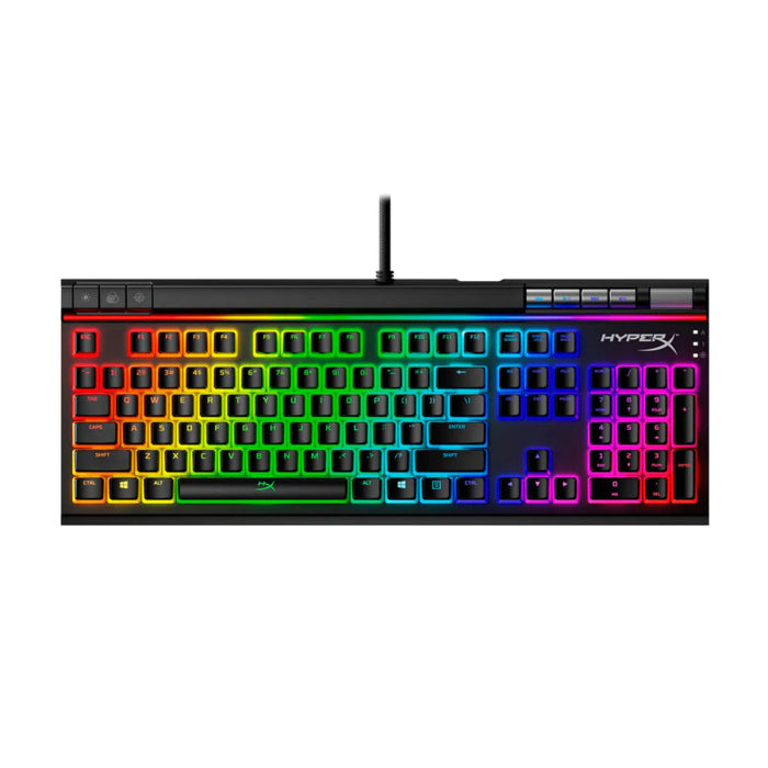 HyperX Alloy Elite 2 RGB Wired Mechanical Gaming Keyboard Linear HX Red Switch HyperX Pudding Keycaps (ABS) For PC,PS5,PS4,Xbox Series X|S & Xbox One