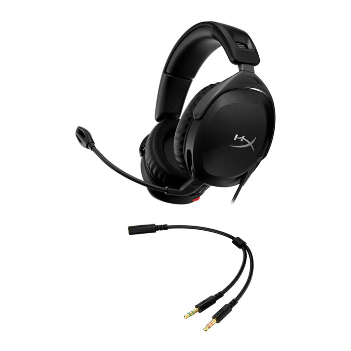 HyperX Cloud Stinger 2 Core Wired Gaming Headset With Noise-Cancelling Mic Immersive DTS Headphone: X Spatial Audio For PC - Black