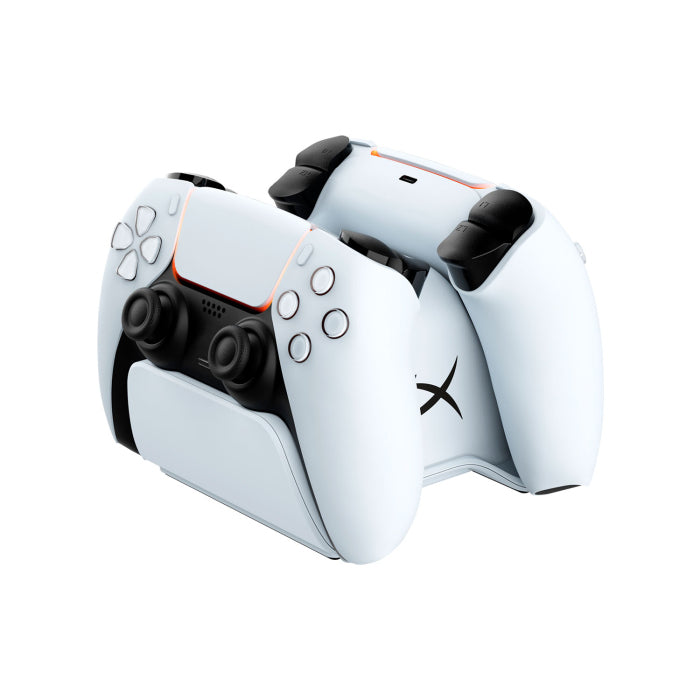 HyperX ChargePlay Duo Controller USB-C Charging Station For PS5 DualSense™ Wireless Controllers -White/Black