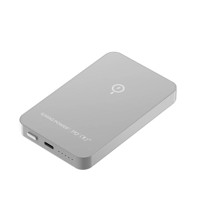 Momax Q.MAG Power 6 Magnetic Wireless Battery 5000mAh (Silver) IP106S