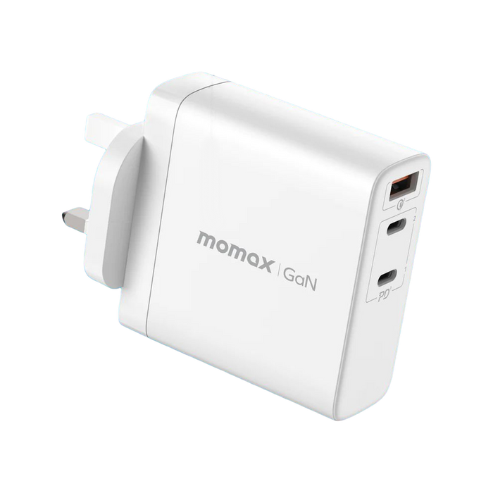 Momax ONEPlug 140W 3-Port GaN Charger (UK) (White) UM27UKW