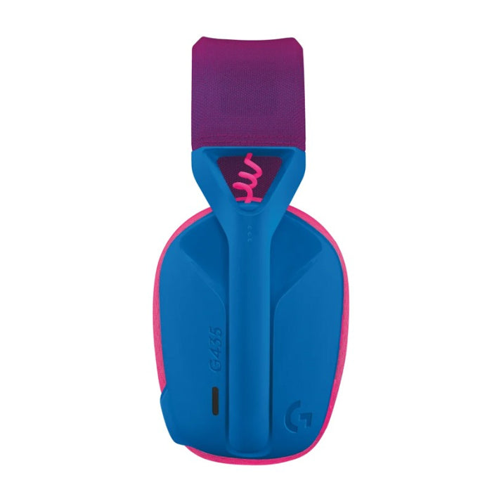 Logitech G435 LIGHTSPEED Wireless Gaming Headset - Blue/Raspberry