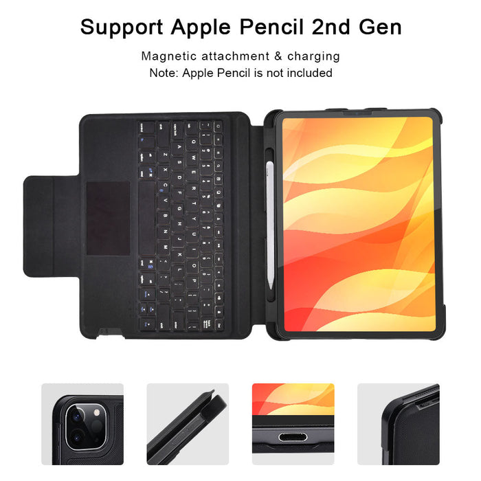 Choetech Magic Keyboard Wireless Keyboard for iPad 12.9 inch - Arabic&English