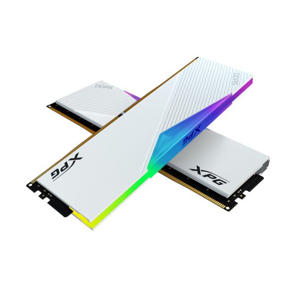 XPG Lancer - 32GB (2x16GB) - 6400MHz RGB DDR5 Memory RAM - White