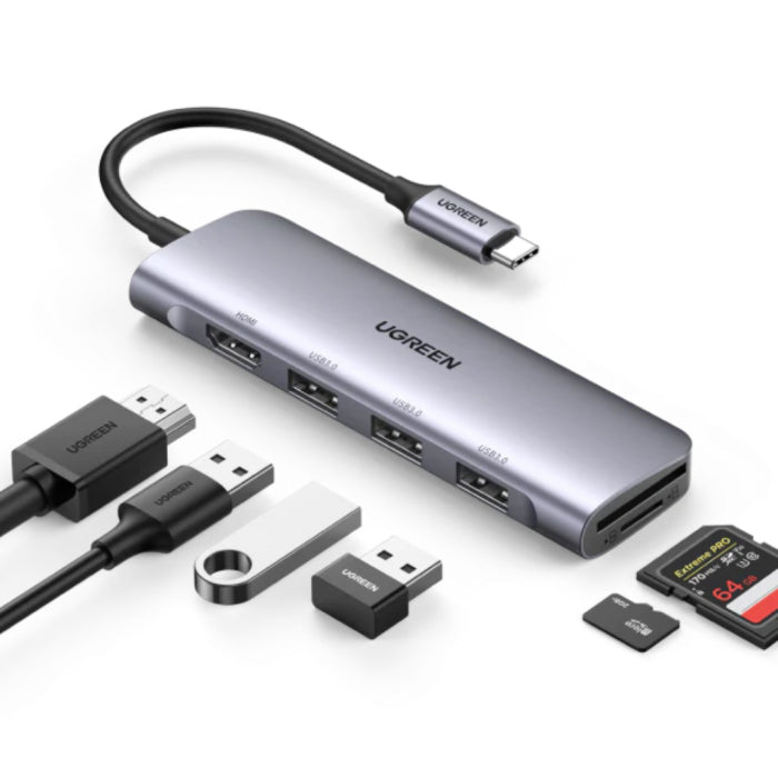 UGreen CM511 USB-C 6-in-1 Multifunctional Adapter