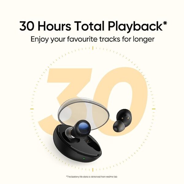 Realme Buds Q2s Bluetooth Truly Wireless in Ear Earbuds – Black