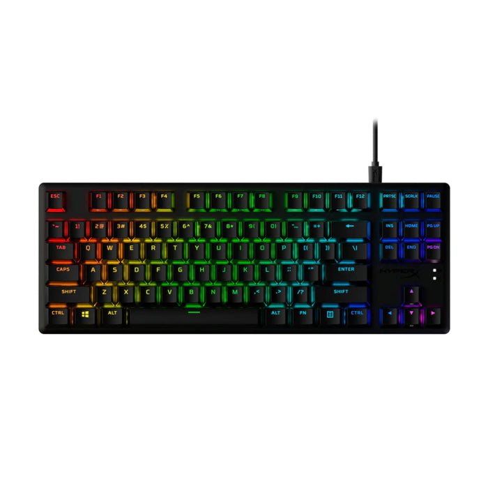 HyperX Alloy Origins Core Tenkeyless PBT RGB Wired Mechanical Gaming Keyboard Linear HX Red Switch Eng/Arb For PC,PS5,PS4,Xbox Series X|S & Xbox One