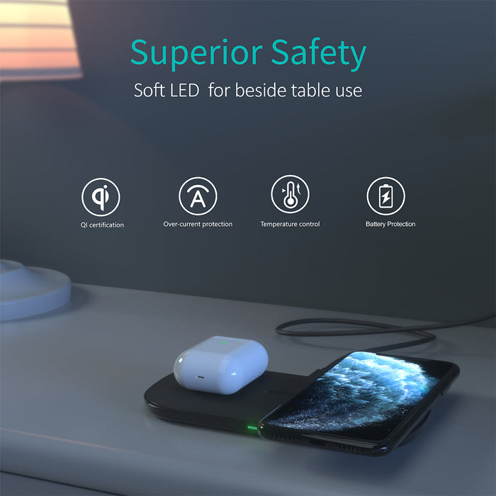 Choetech Dual Wireless Charger