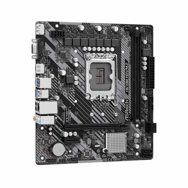 ASRock - H610M-HDV/M.2 R2.0 - MicroATX Motherboard - DDR4 - LGA1700