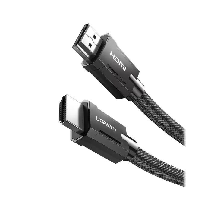 UGreen 8K HDMI Male to Male Round Cable With Braided 2m - Gray